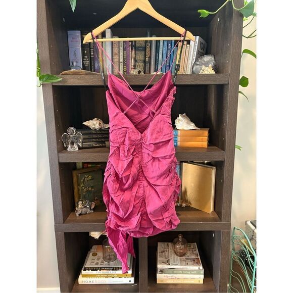 NWT For Love & Lemons x Revolve Allie Pink Mini Dress Size Small - Picture 5 of 9